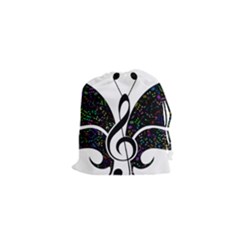 Butterfly Music Animal Audio Bass Drawstring Pouch (xs)