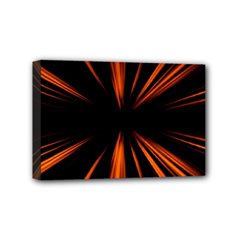 Abstract Light Mini Canvas 6  X 4  (stretched) by HermanTelo