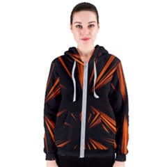 Abstract Light Women s Zipper Hoodie by HermanTelo