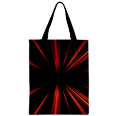 Abstract Light Zipper Classic Tote Bag