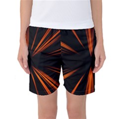 Abstract Light Women s Basketball Shorts by HermanTelo