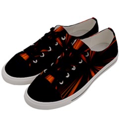 Abstract Light Men s Low Top Canvas Sneakers