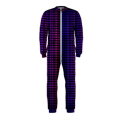 Abstract Background Plaid Onepiece Jumpsuit (kids)