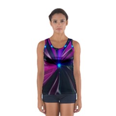 Abstract Background Lightning Sport Tank Top  by HermanTelo