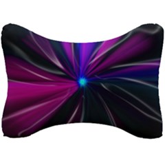 Abstract Background Lightning Seat Head Rest Cushion by HermanTelo