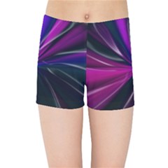Abstract Background Lightning Kids  Sports Shorts by HermanTelo