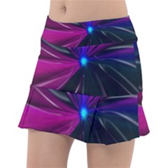 Abstract Background Lightning Tennis Skirt by HermanTelo