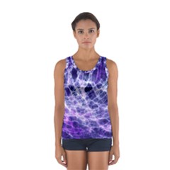 Abstract Background Space Sport Tank Top 