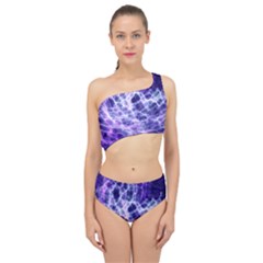 Abstract Background Space Spliced Up Two Piece Swimsuit by HermanTelo