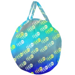 Animal Bee Giant Round Zipper Tote