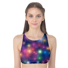 Abstract Background Graphic Space Tank Bikini Top