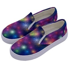 Abstract Background Graphic Space Kids  Canvas Slip Ons by HermanTelo