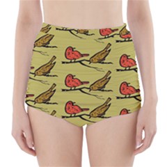 Bird Animal Nature Wild Wildlife High-waisted Bikini Bottoms