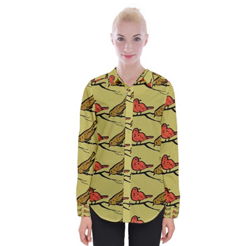 Bird Animal Nature Wild Wildlife Womens Long Sleeve Shirt by HermanTelo