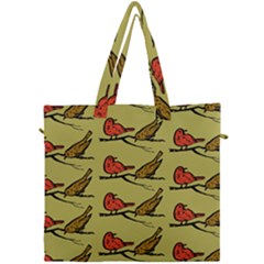 Bird Animal Nature Wild Wildlife Canvas Travel Bag by HermanTelo