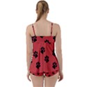 Paw Prints Background Animal Babydoll Tankini Set View2