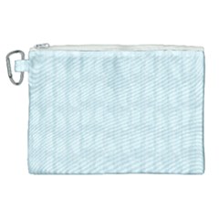 Footprints Pattern Paper Scrapbooking Blue Canvas Cosmetic Bag (xl)