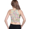 Grid Colorful Multicolored Square Racer Back Crop Top View2