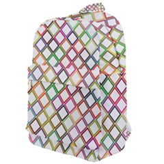 Grid Colorful Multicolored Square Classic Backpack by HermanTelo
