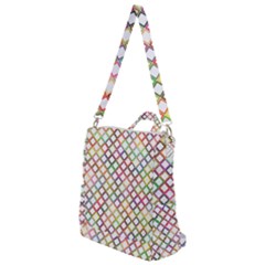 Grid Colorful Multicolored Square Crossbody Backpack by HermanTelo