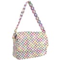 Grid Colorful Multicolored Square Courier Bag View1