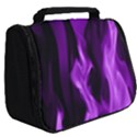 Smoke Flame Abstract Purple Full Print Travel Pouch (Big) View2