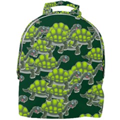 Seamless Turtle Green Mini Full Print Backpack