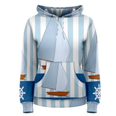 Yacht Boat Nautical Ship Women s Pullover Hoodie