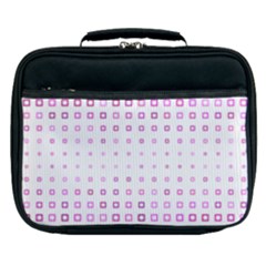 Square Pink Pattern Decoration Lunch Bag