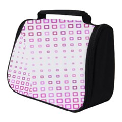 Square Pink Pattern Decoration Full Print Travel Pouch (small) by HermanTelo