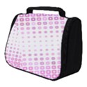 Square Pink Pattern Decoration Full Print Travel Pouch (Small) View1