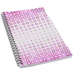 Square Pink Pattern Decoration 5 5  X 8 5  Notebook