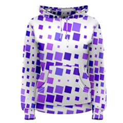 Square Purple Angular Sizes Women s Pullover Hoodie by HermanTelo