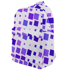 Square Purple Angular Sizes Classic Backpack