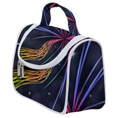 Stars Space Firework Burst Light Satchel Handbag