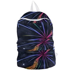 Stars Space Firework Burst Light Foldable Lightweight Backpack by HermanTelo