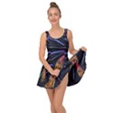 Stars Space Firework Burst Light Inside Out Casual Dress View1