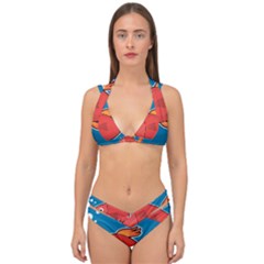 Sketch Nature Water Fish Cute Double Strap Halter Bikini Set by HermanTelo