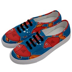 Sketch Nature Water Fish Cute Men s Classic Low Top Sneakers