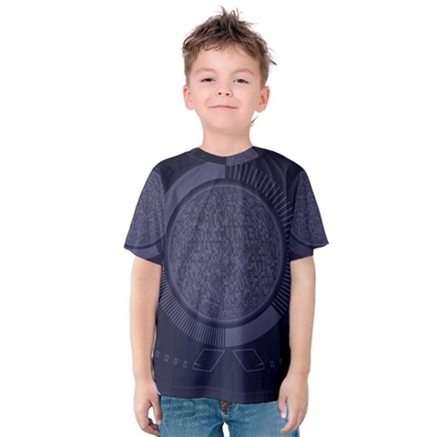 Technology Eye Kids  Cotton Tee by HermanTelo