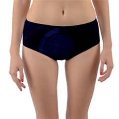 Technology Eye Reversible Mid-waist Bikini Bottoms by HermanTelo