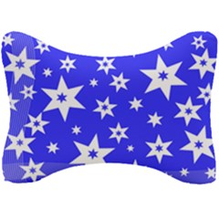 Star Background Pattern Advent Seat Head Rest Cushion