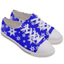 Star Background Pattern Advent Women s Low Top Canvas Sneakers View3