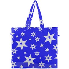 Star Background Pattern Advent Canvas Travel Bag by HermanTelo