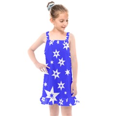 Star Background Pattern Advent Kids  Overall Dress