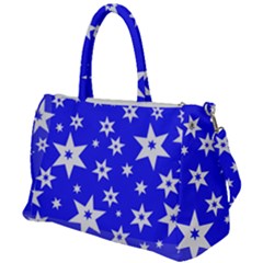 Star Background Pattern Advent Duffel Travel Bag