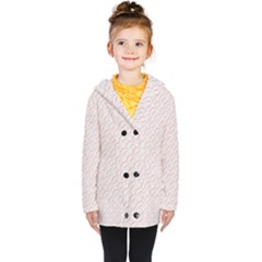 Wallpaper Abstract Pattern Graphic Kids  Double Breasted Button Coat by HermanTelo