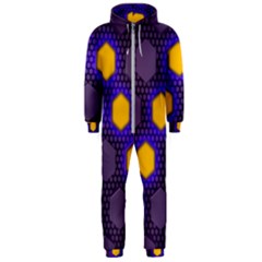 Communication Network Digital Hooded Jumpsuit (men)  by HermanTelo