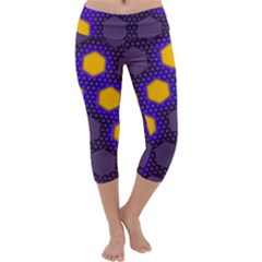 Communication Network Digital Capri Yoga Leggings