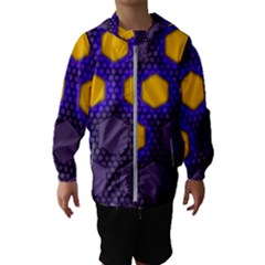 Communication Network Digital Kids  Hooded Windbreaker by HermanTelo